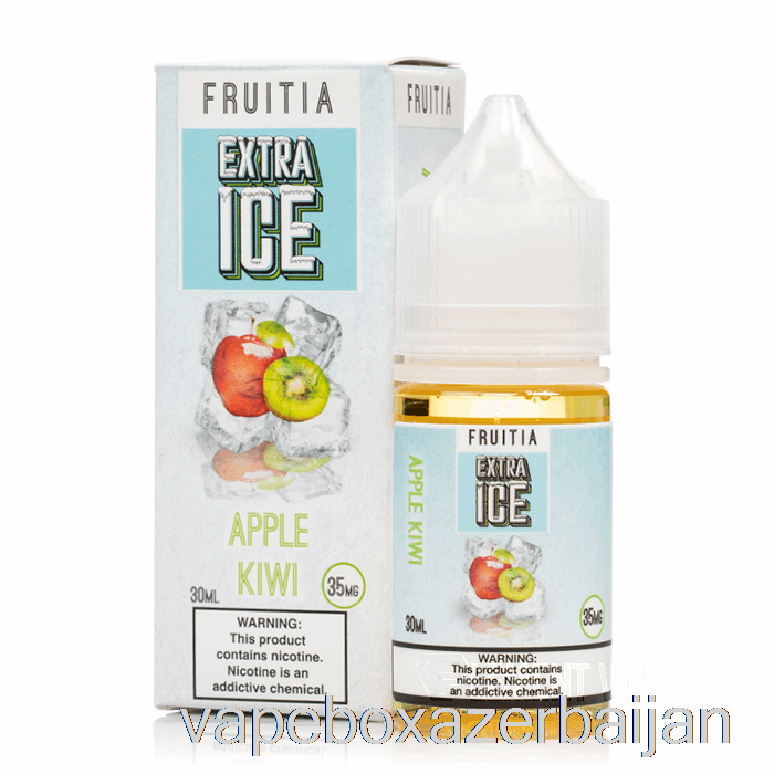 Vape Azerbaijan Apple Kiwi - Extra Ice - Fruitia Salts - 30mL 35mg